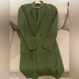 ZARA WOOL BLEND LONG COAT